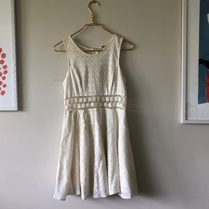 Free People White Lace Dress